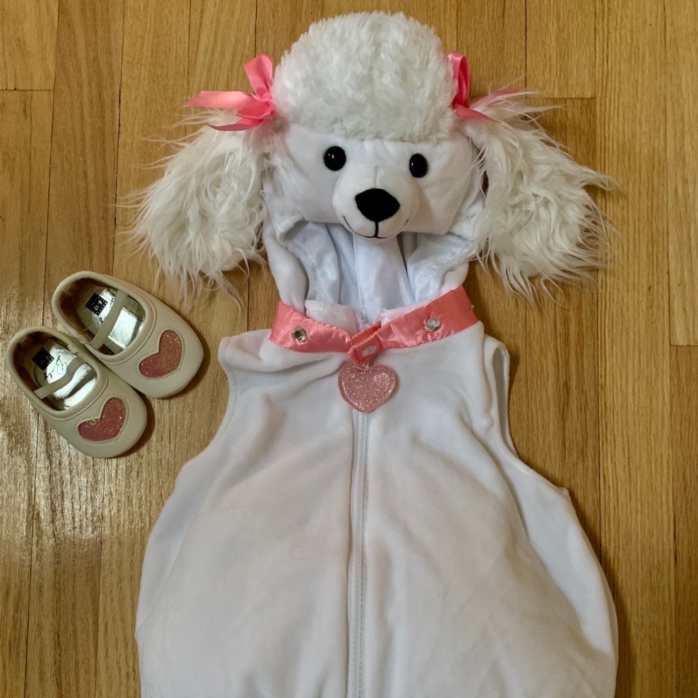 Toddler girls poodle Halloween costume 12 months